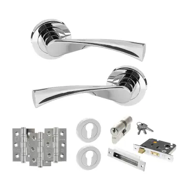 Click Here To Enlarge This Photo Of Atlantic - S34RPC STATUS Colorado Door Handle Pack - Polished Chrome