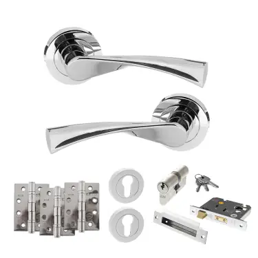 Click Here To Enlarge This Photo Of Atlantic - S34RPC STATUS Colorado Door Handle Pack - Polished Chrome