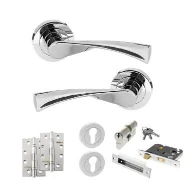 Click Here To Enlarge This Photo Of Atlantic - S34RPC STATUS Colorado Door Handle Pack - Polished Chrome