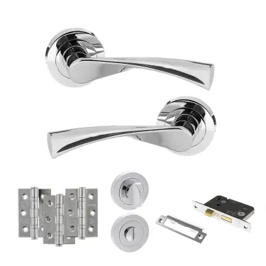 Click Here To Enlarge This Photo Of Atlantic - S34RPC STATUS Colorado Door Handle Pack - Polished Chrome