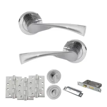 Click Here To Enlarge This Photo Of Atlantic - S34RSC STATUS Colorado Door Handle Pack - Satin Chrome