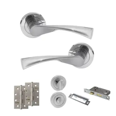Click Here To Enlarge This Photo Of Atlantic - S34RSC STATUS Colorado Door Handle Pack - Satin Chrome