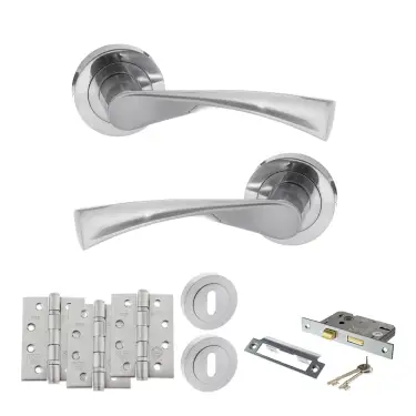 Click Here To Enlarge This Photo Of Atlantic - S34RSC STATUS Colorado Door Handle Pack - Satin Chrome