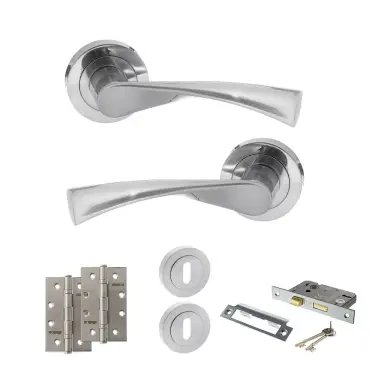 Click Here To Enlarge This Photo Of Atlantic - S34RSC STATUS Colorado Door Handle Pack - Satin Chrome