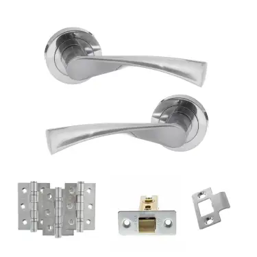 Click Here To Enlarge This Photo Of Atlantic - S34RSC STATUS Colorado Door Handle Pack - Satin Chrome