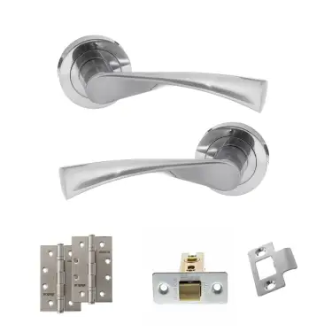Click Here To Enlarge This Photo Of Atlantic - S34RSC STATUS Colorado Door Handle Pack - Satin Chrome