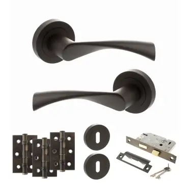 Click Here To Enlarge This Photo Of Atlantic - S34RUDB STATUS Colorado Door Handle Pack - Urban Dark Bronze