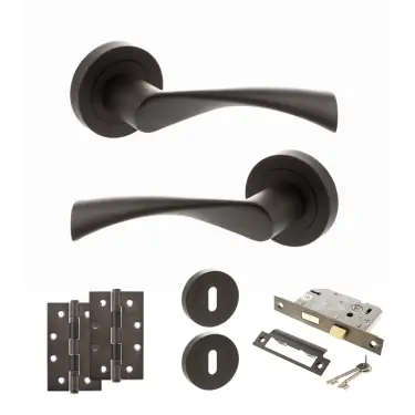 Click Here To Enlarge This Photo Of Atlantic - S34RUDB STATUS Colorado Door Handle Pack - Urban Dark Bronze