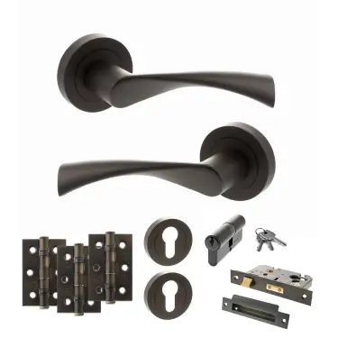 Click Here To Enlarge This Photo Of Atlantic - S34RUDB STATUS Colorado Door Handle Pack - Urban Dark Bronze