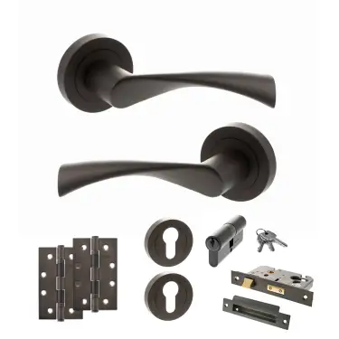 Click Here To Enlarge This Photo Of Atlantic - S34RUDB STATUS Colorado Door Handle Pack - Urban Dark Bronze
