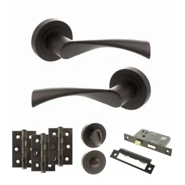 Click Here To Enlarge This Photo Of Atlantic - S34RUDB STATUS Colorado Door Handle Pack - Urban Dark Bronze