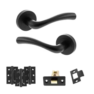 Atlantic - S35RMB STATUS Texas Door Handle Pack - Matt Black