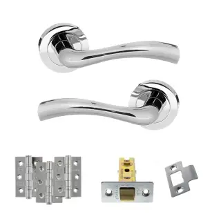 Atlantic - S35RPC STATUS Texas Door Handle Pack - Polished Chrome