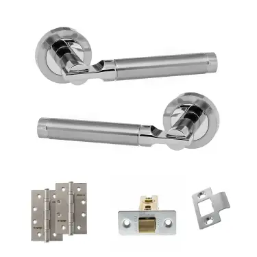 Click Here To Enlarge This Photo Of Atlantic - S36RSCPC STATUS Dakota Door Handle Pack - Satin Chrome/Polished Chrome
