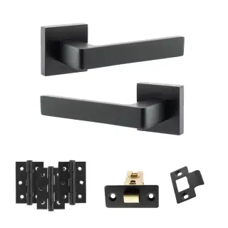Atlantic - S40SMB STATUS Montana Door Handle Pack - Matt Black