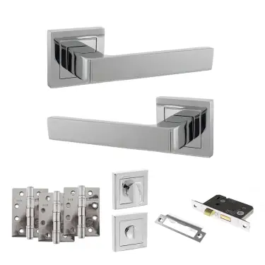 Click Here To Enlarge This Photo Of Atlantic - S40SPC STATUS Montana Door Handle Pack - Polished Chrome