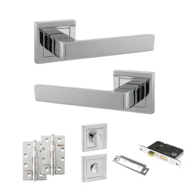 Click Here To Enlarge This Photo Of Atlantic - S40SPC STATUS Montana Door Handle Pack - Polished Chrome