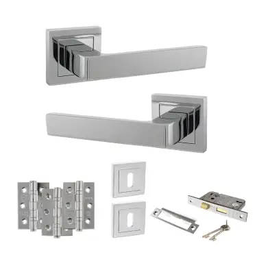 Click Here To Enlarge This Photo Of Atlantic - S40SPC STATUS Montana Door Handle Pack - Polished Chrome