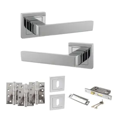 Click Here To Enlarge This Photo Of Atlantic - S40SPC STATUS Montana Door Handle Pack - Polished Chrome