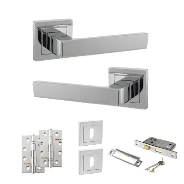 Click Here To Enlarge This Photo Of Atlantic - S40SPC STATUS Montana Door Handle Pack - Polished Chrome