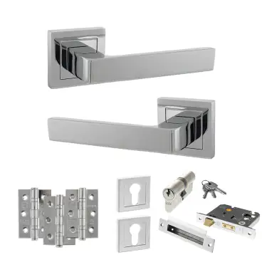 Click Here To Enlarge This Photo Of Atlantic - S40SPC STATUS Montana Door Handle Pack - Polished Chrome