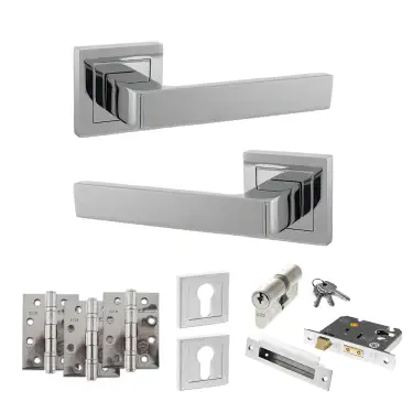 Click Here To Enlarge This Photo Of Atlantic - S40SPC STATUS Montana Door Handle Pack - Polished Chrome