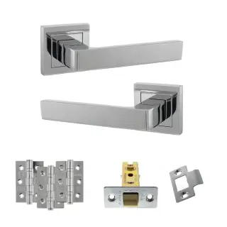 Atlantic - S40SPC STATUS Montana Door Handle Pack - Polished Chrome