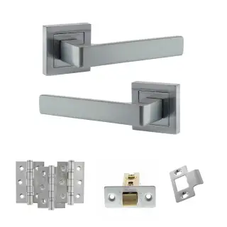 Atlantic - S40SSC STATUS Montana Door Handle Pack - Satin Chrome