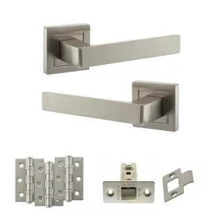Atlantic - S40SSN STATUS Montana Door Handle Pack - Satin Nickel