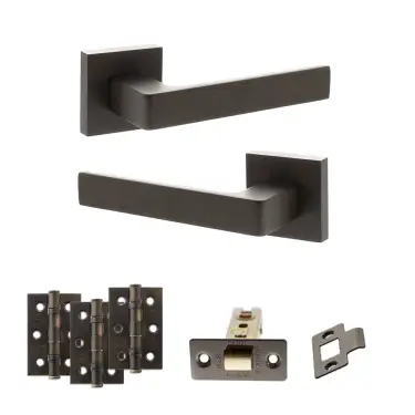 Click Here To Enlarge This Photo Of Atlantic - S40SUDB STATUS Montana Door Handle Pack - Urban Dark Bronze