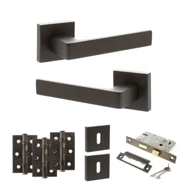 Click Here To Enlarge This Photo Of Atlantic - S40SUDB STATUS Montana Door Handle Pack - Urban Dark Bronze