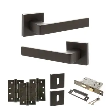 Click Here To Enlarge This Photo Of Atlantic - S40SUDB STATUS Montana Door Handle Pack - Urban Dark Bronze