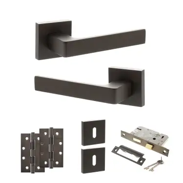Click Here To Enlarge This Photo Of Atlantic - S40SUDB STATUS Montana Door Handle Pack - Urban Dark Bronze