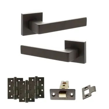 Click Here To Enlarge This Photo Of Atlantic - S40SUDB STATUS Montana Door Handle Pack - Urban Dark Bronze