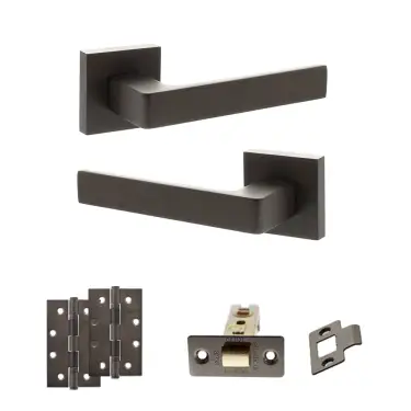Click Here To Enlarge This Photo Of Atlantic - S40SUDB STATUS Montana Door Handle Pack - Urban Dark Bronze