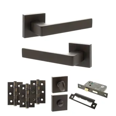 Click Here To Enlarge This Photo Of Atlantic - S40SUDB STATUS Montana Door Handle Pack - Urban Dark Bronze