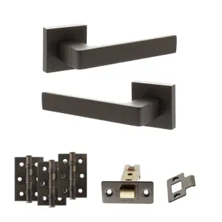 Atlantic - S40SUDB STATUS Montana Door Handle Pack - Urban Dark Bronze