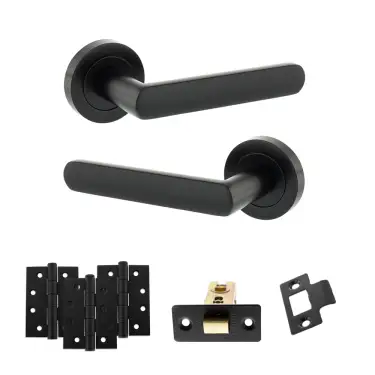 Click Here To Enlarge This Photo Of Atlantic - S42RMB STATUS Carolina Door Handle Pack - Matt Black