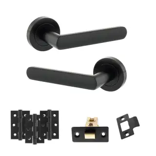 Atlantic - S42RMB STATUS Carolina Door Handle Pack - Matt Black