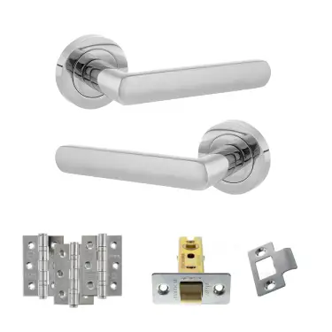 Click Here To Enlarge This Photo Of Atlantic - S42RPC STATUS Carolina Door Handle Pack - Polished Chrome