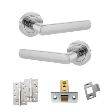 Click Here To Enlarge This Photo Of Atlantic - S42RPC STATUS Carolina Door Handle Pack - Polished Chrome