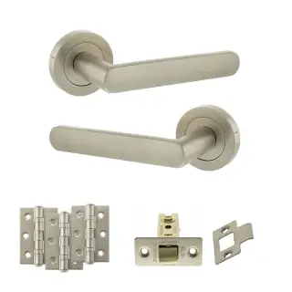 Atlantic - S42RSN STATUS Carolina Door Handle Pack - Satin Nickel