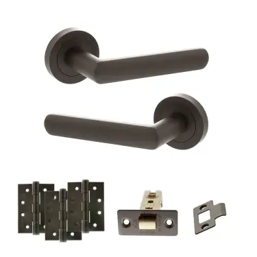 Click Here To Enlarge This Photo Of Atlantic - S42RUDB STATUS Carolina Door Handle Pack - Urban Dark Bronze