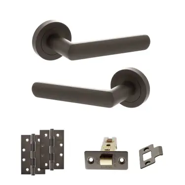 Click Here To Enlarge This Photo Of Atlantic - S42RUDB STATUS Carolina Door Handle Pack - Urban Dark Bronze