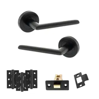 Atlantic - S43RMB STATUS Alabama Door Handle Pack - Matt Black