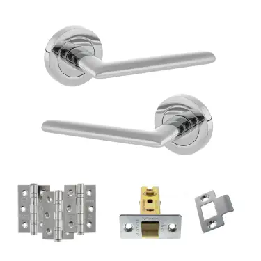 Click Here To Enlarge This Photo Of Atlantic - S43RPC STATUS Alabama Door Handle Pack - Polished Chrome