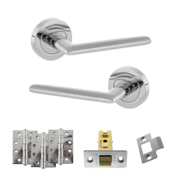 Click Here To Enlarge This Photo Of Atlantic - S43RPC STATUS Alabama Door Handle Pack - Polished Chrome
