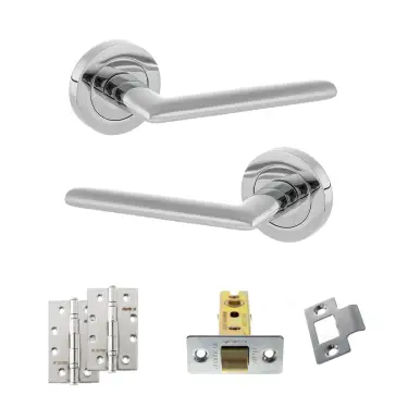 Click Here To Enlarge This Photo Of Atlantic - S43RPC STATUS Alabama Door Handle Pack - Polished Chrome