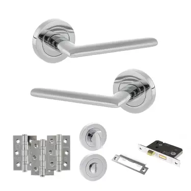 Click Here To Enlarge This Photo Of Atlantic - S43RPC STATUS Alabama Door Handle Pack - Polished Chrome