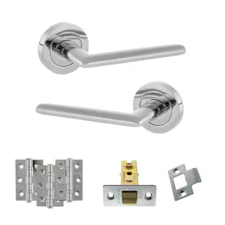 Atlantic - S43RPC STATUS Alabama Door Handle Pack - Polished Chrome
